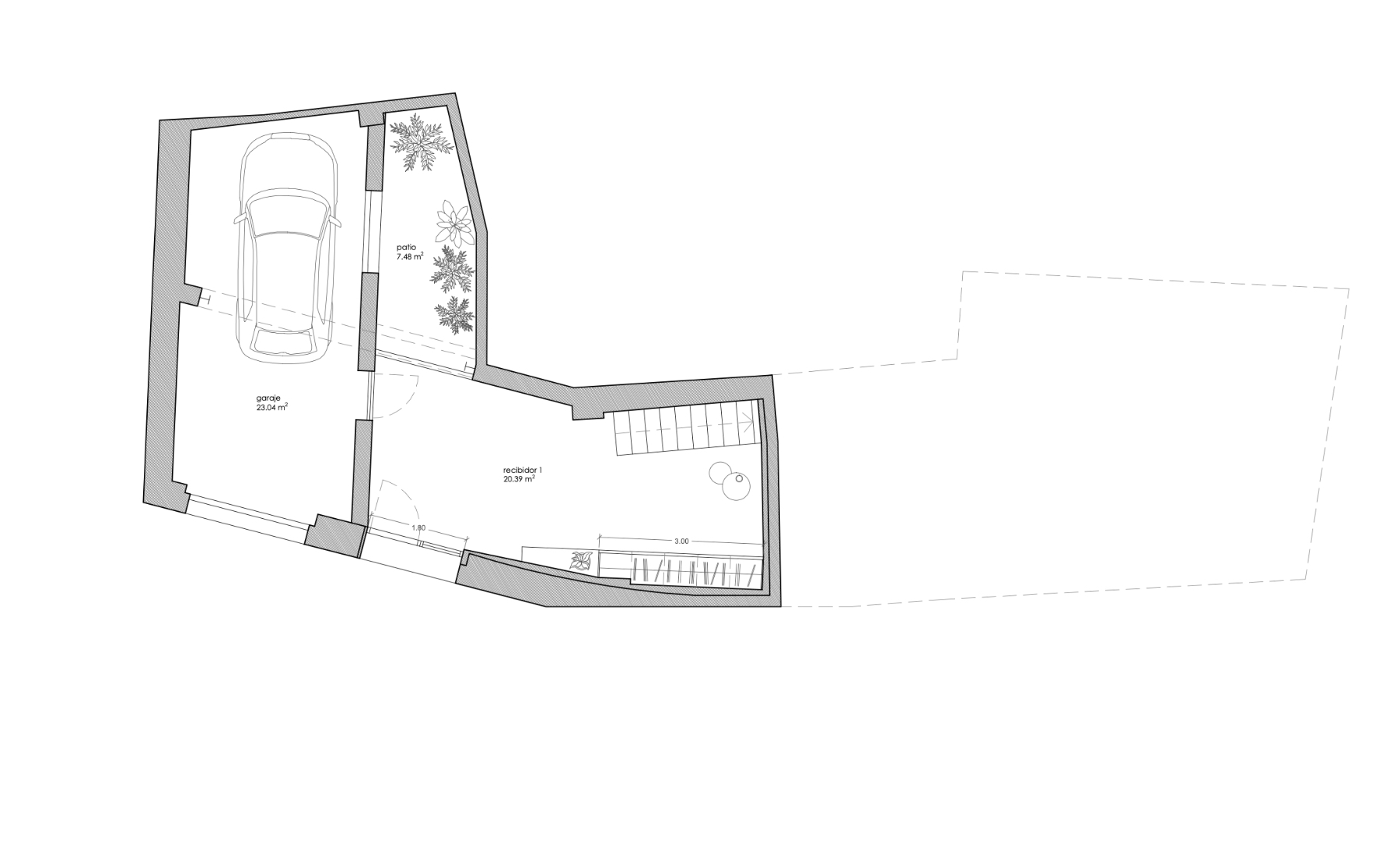 Eccezionale casa di paese completamente ristrutturata, con garage e terrazza panoramica sul tetto nel centro di Oliva