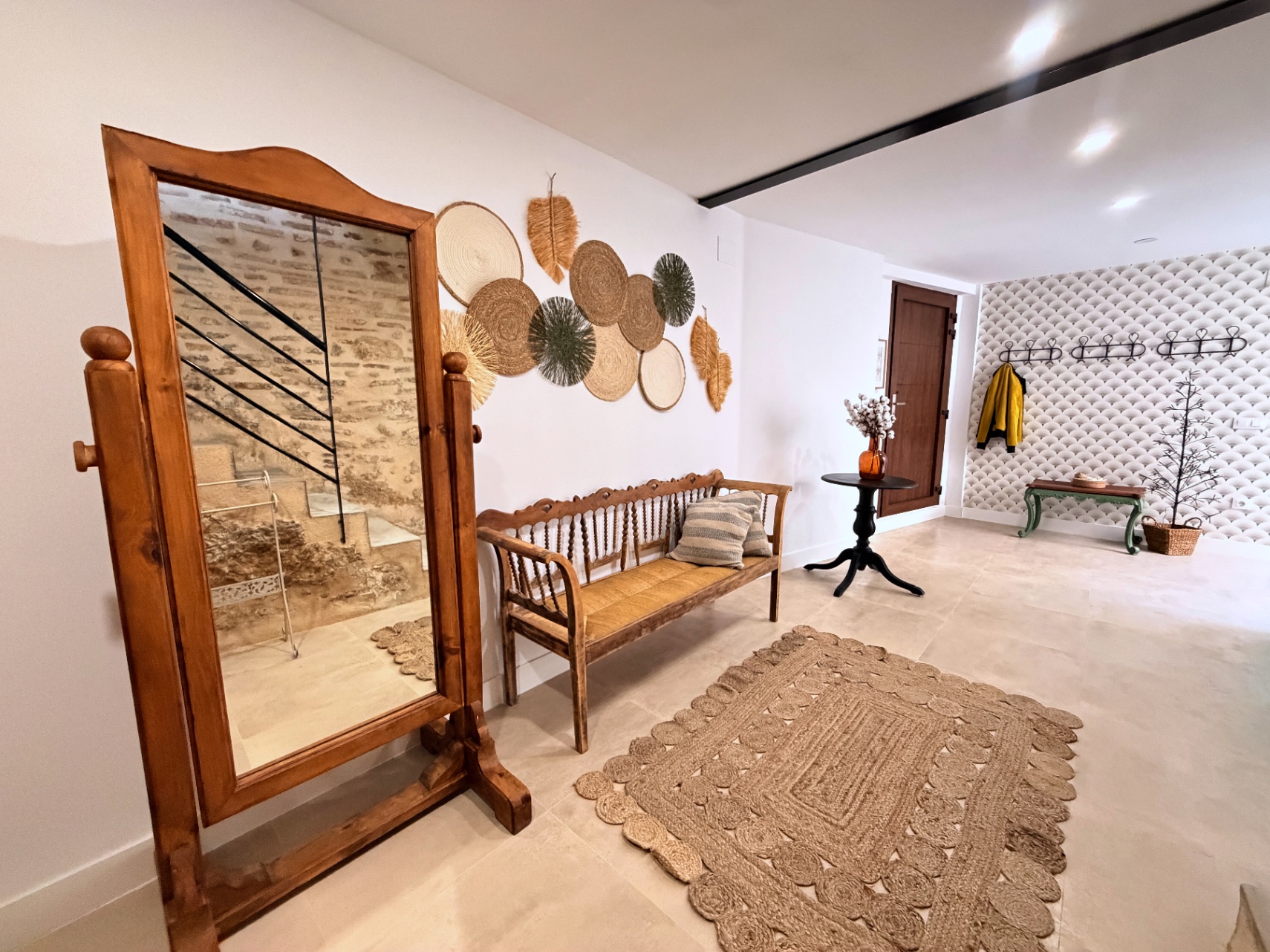 Casa de pueblo reformada con garaje y azotea en Oliva